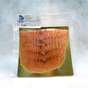 Лосось филе слабой соли нарезка, Мануфактура Элис Марин, 200 г 10058